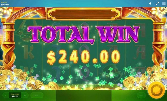 Free Spins feature pays out a total of 240.00