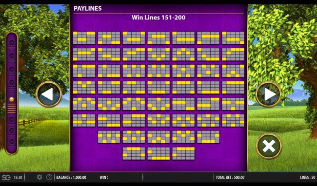 Paylines 151-200