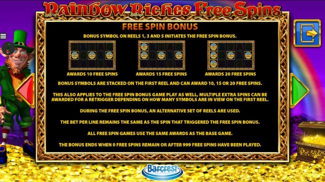 Free Spins Rules