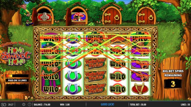 Scatter win triggers the free spins feature