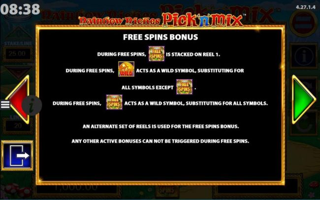 Free Spins Bonus Rules Continued