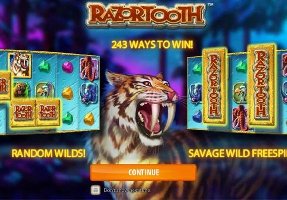 game features include 243 ways to win, Random Wilds and Savage Wild Respins
