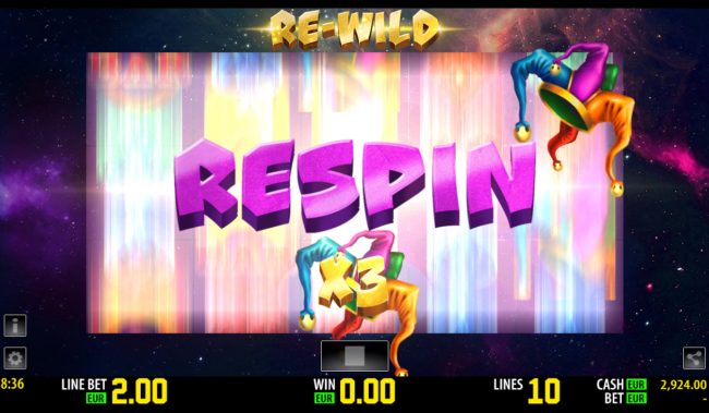 Wilds remain sticky during respins