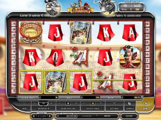 Free Spins Game Board