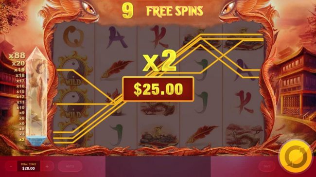 Free Spins games feature win multipliers.