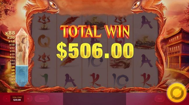 Total Free Spins Payout 506.00