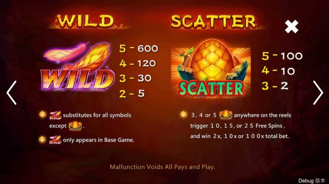 Wild and Scatter Symbol Rules