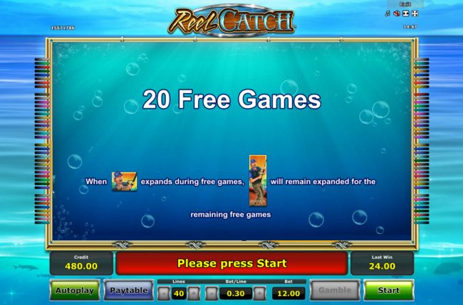 20 Free Games Awarded
