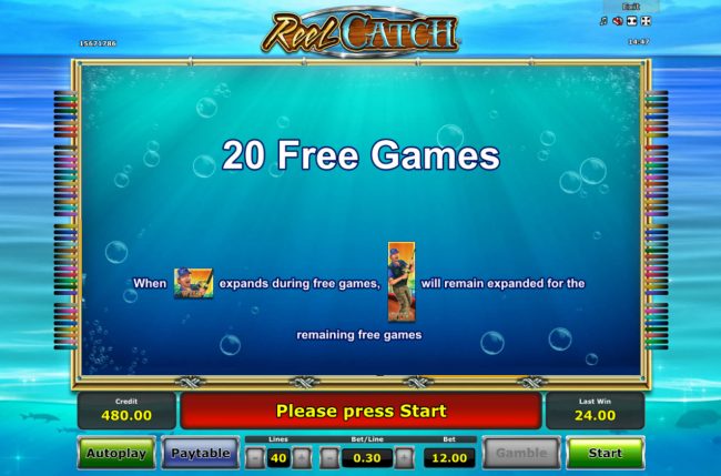 20 Free Games Awarded