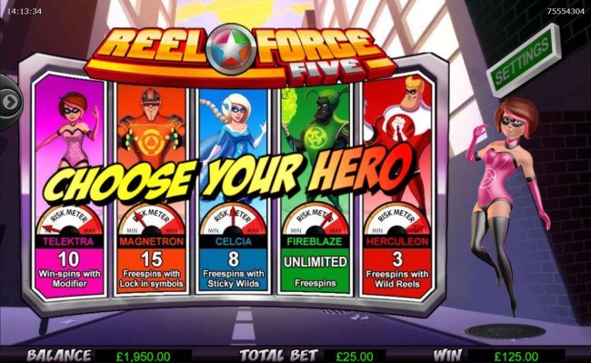 Pick your free spins feature