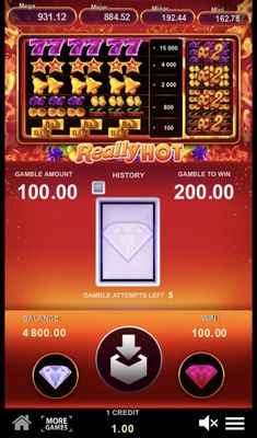 Really Hot :: Gamble Feature