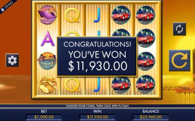 Free Spins feature pays out a total of 11,930.00