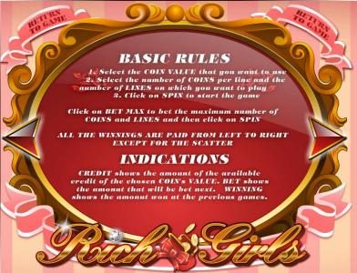 basic rules