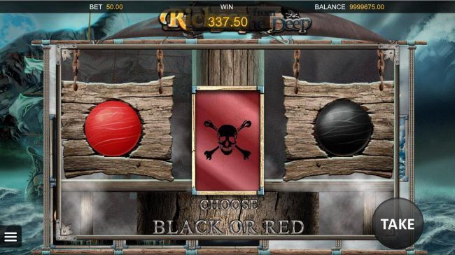 Gamble Feature - To gamble any win press Gamble then select Red or Black.