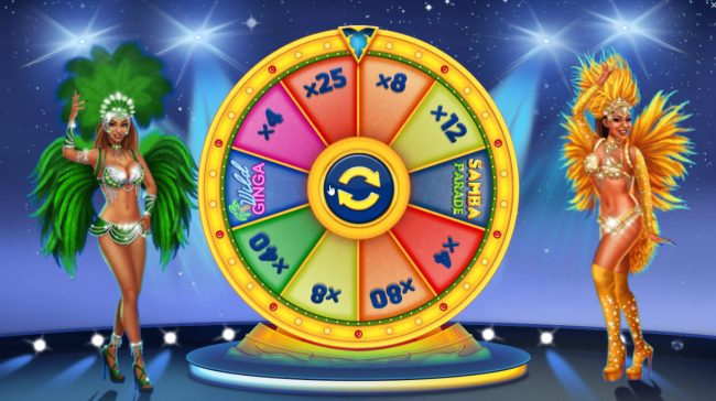 Spin the wheel to win free spins or prize multiplier