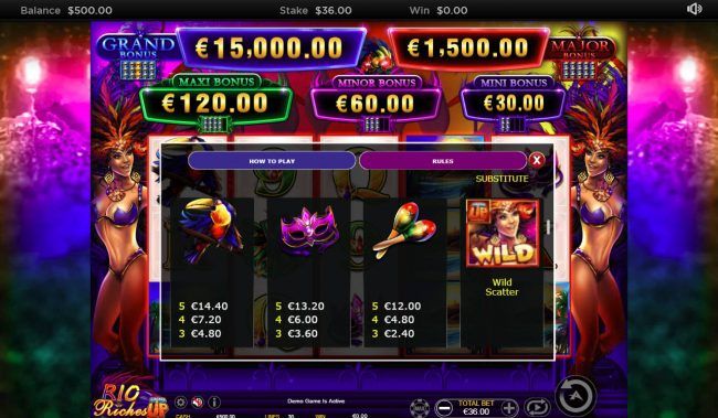 Paytable - Free Spins