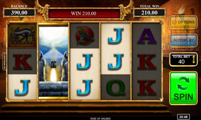 Super Wild leads to a 210 coin jackpot win