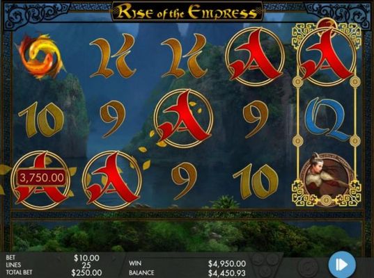 5th Reel Re-Spin triggers another winning 5 of a kind combination thus, triggering a 3,750.00 super win.