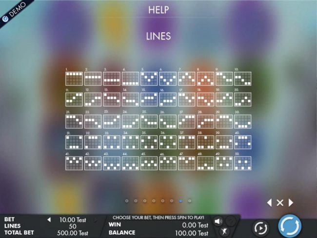 Payline Diagrams 1-50