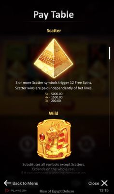 Wild and Scatter Rules