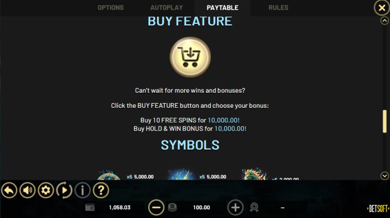 Buy Feature