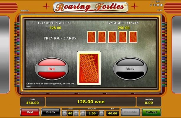 Card Gamble Feature Game Board