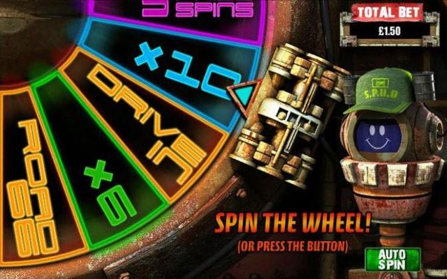 Spin the wheel to win a prize