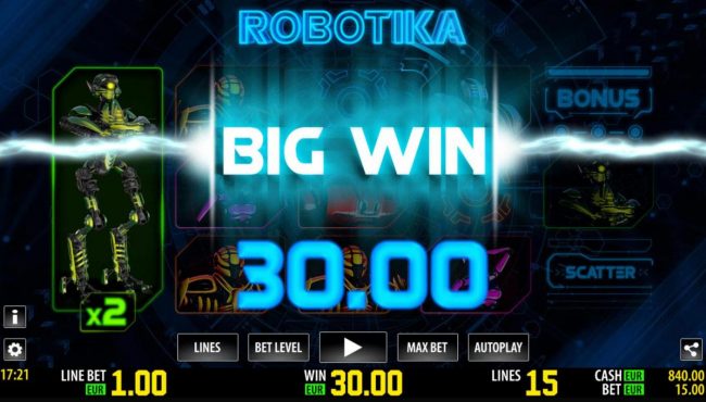 Landing a stacked symbol will multiply win by x2
