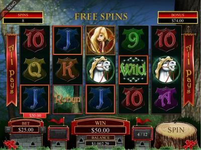 Free Spins Game Board