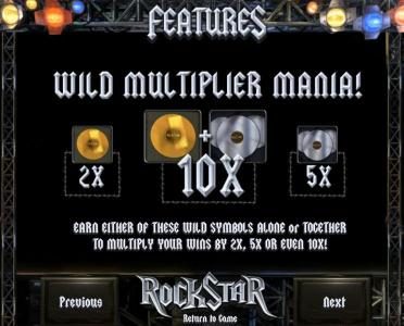 wild multiplier mania feature rules