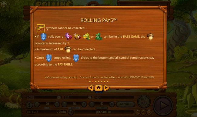 Rolling Pays Rules