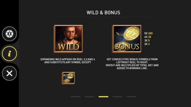 Wild and Bonus Symbols Rules and Pays