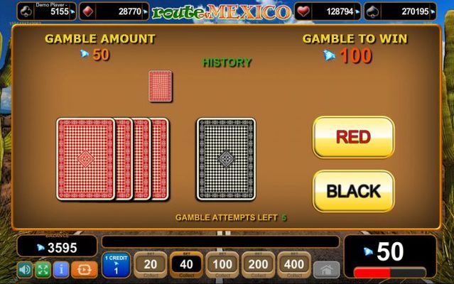 Gamble Feature Game Board