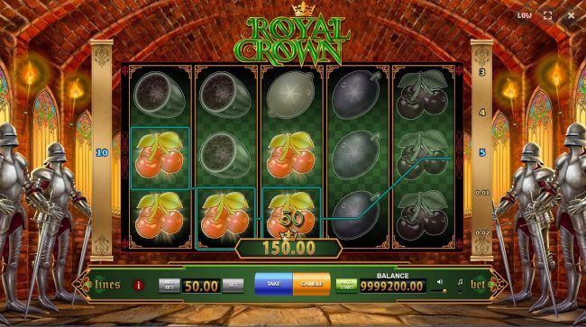 Multiple winning paylines triggers a big win!