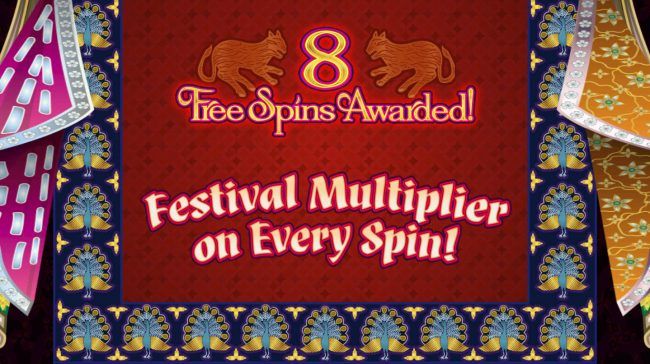 8 Free Spins Awarded