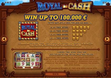 bonus feature free spins - win up to $100,000