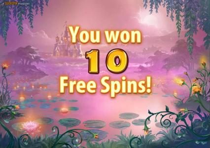10 free spins have been awarded.