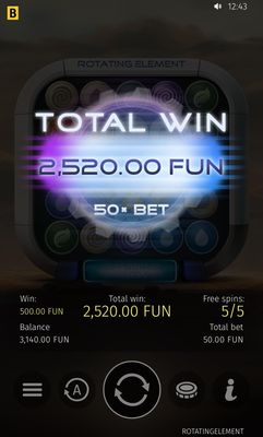 Total Free Games Payout