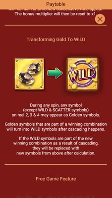 Transforming Gold To Wild