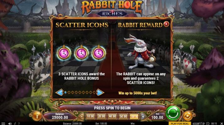 Rabbit Hole Riches :: Feature Rules