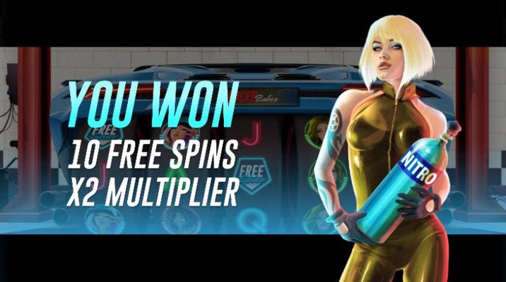 Racer Babes :: 10 Free Spins Awarded