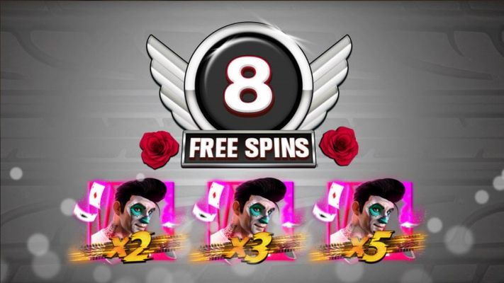 8 Free Spins Awarded