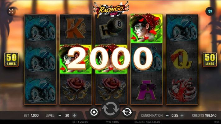 RacinGo Wild :: Scatter symbols triggers the free spins feature