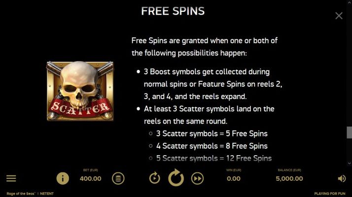 Free Spin Feature Rules