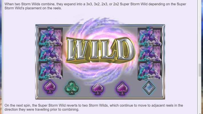 Raging Storms :: Wild Symbols Rules