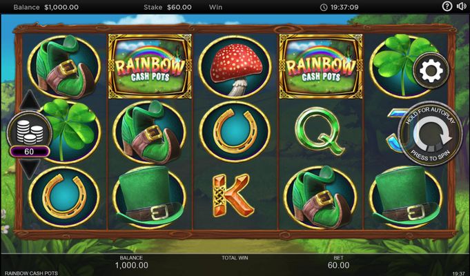 Rainbow Cash Pots :: Main Game Board