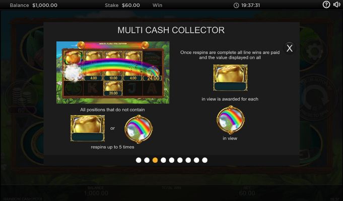 Rainbow Cash Pots :: Cash Collector