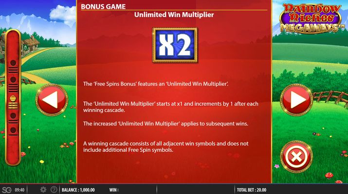 Rainbow Riches Megaways :: Unlimited Win Multiplier