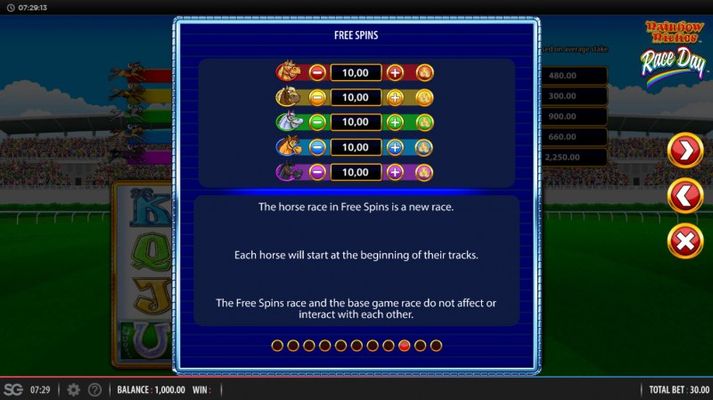 Free Spin Feature Rules