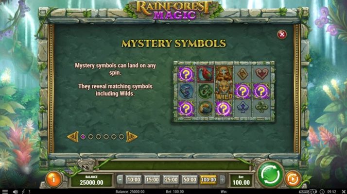 Rainforest Magic :: Mystery Symbol Rules